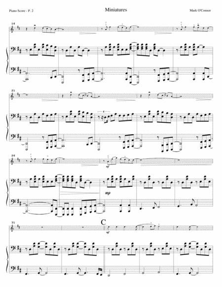 Miniatures (piano score - violin and piano) image number null
