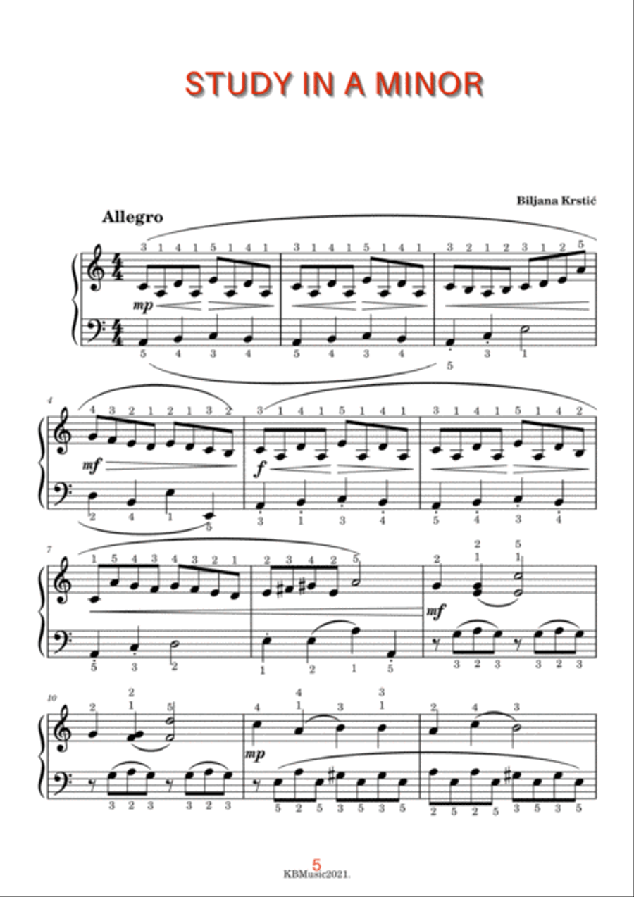 8 Piano Studies 8 Piano Studies Piano Method scores gallery preview page 5