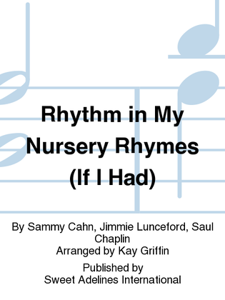 Book cover for Rhythm in My Nursery Rhymes (If I Had)
