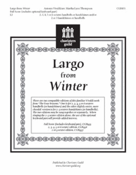 Largo from Winter - Full Score image number null