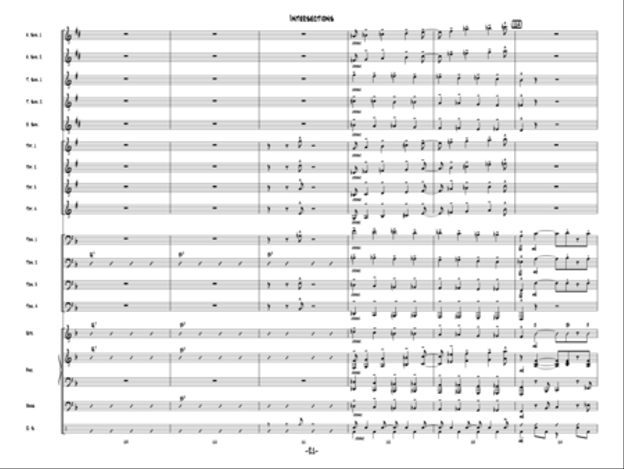 Intersections Jazz Ensemble scores gallery preview page 20