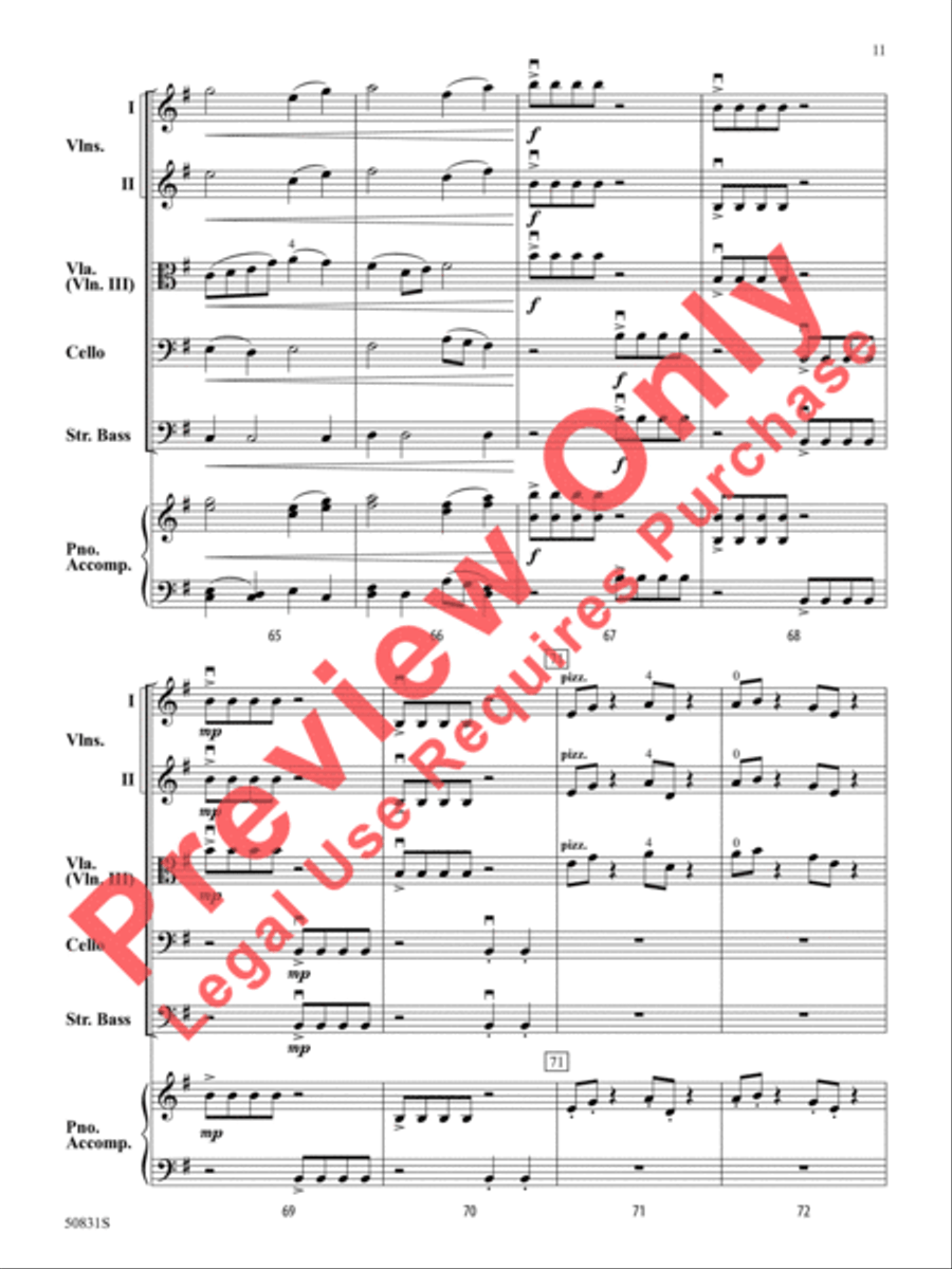 Fury String Orchestra scores gallery preview page 12