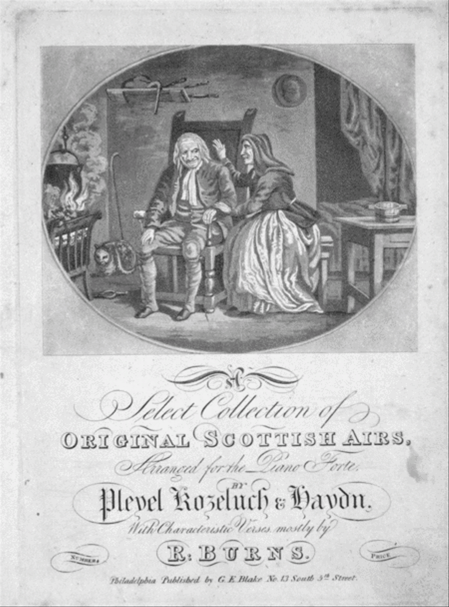 A Select Collection of Original Scottish Airs Bagpipe scores gallery preview page 1