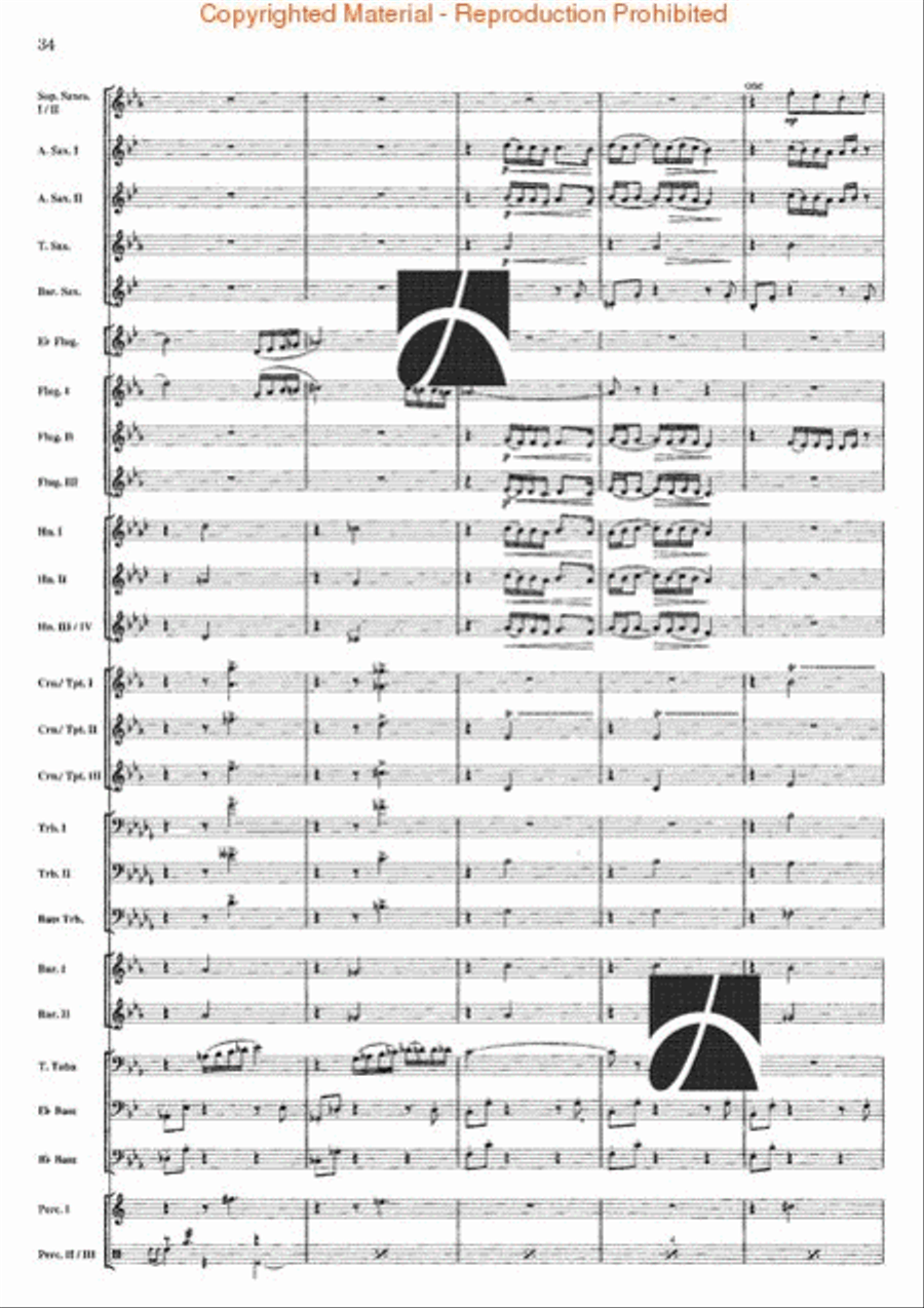 Firestorm Brass Band scores gallery preview page 34