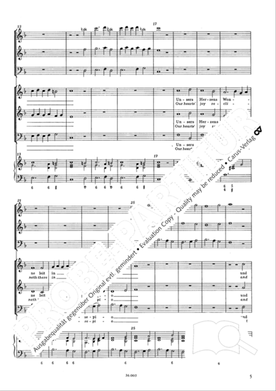 In dulci jubilo (Nun singet und seid froh) 3-Part scores gallery preview page 6