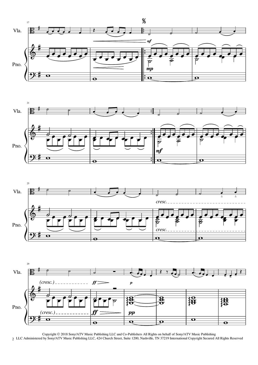 Lovely Viola scores gallery preview page 2