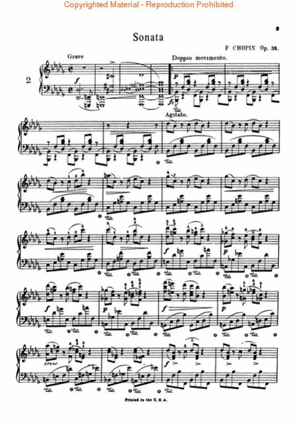 Sonata, Op. 35, No. 2 in Bb Minor