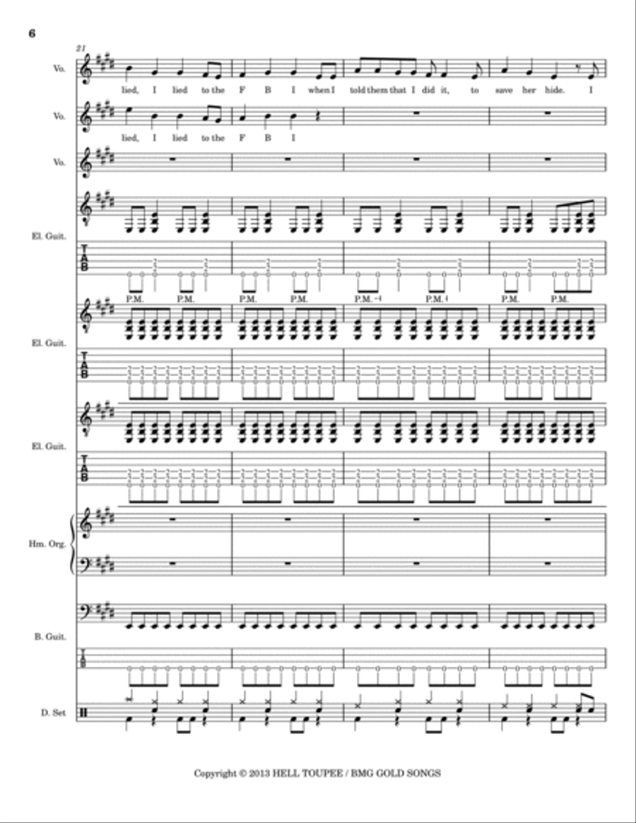 She Lied To The Fbi Small Ensemble scores gallery preview page 6