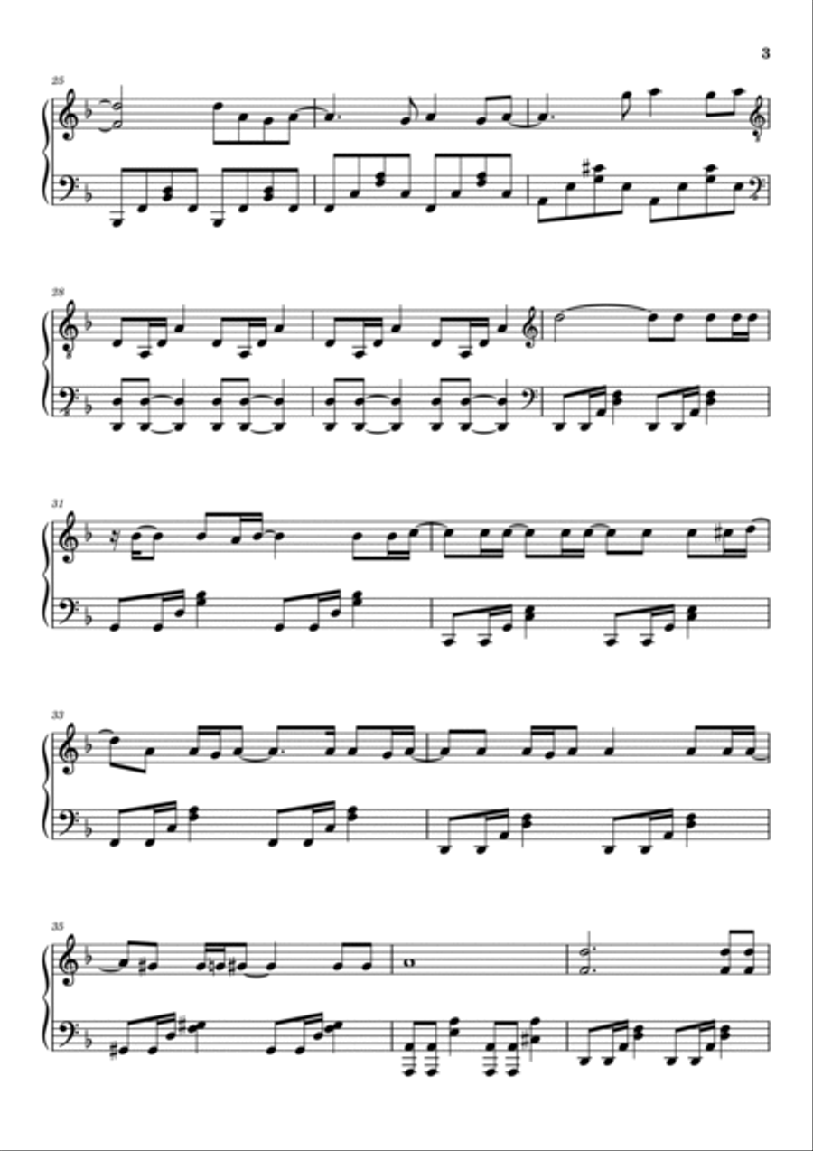 Supreme Supreme Piano Solo scores gallery preview page 3