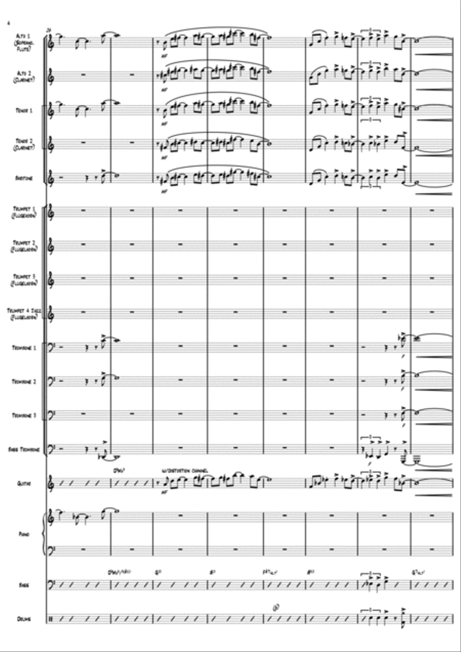 Free Time Jazz Ensemble scores gallery preview page 4