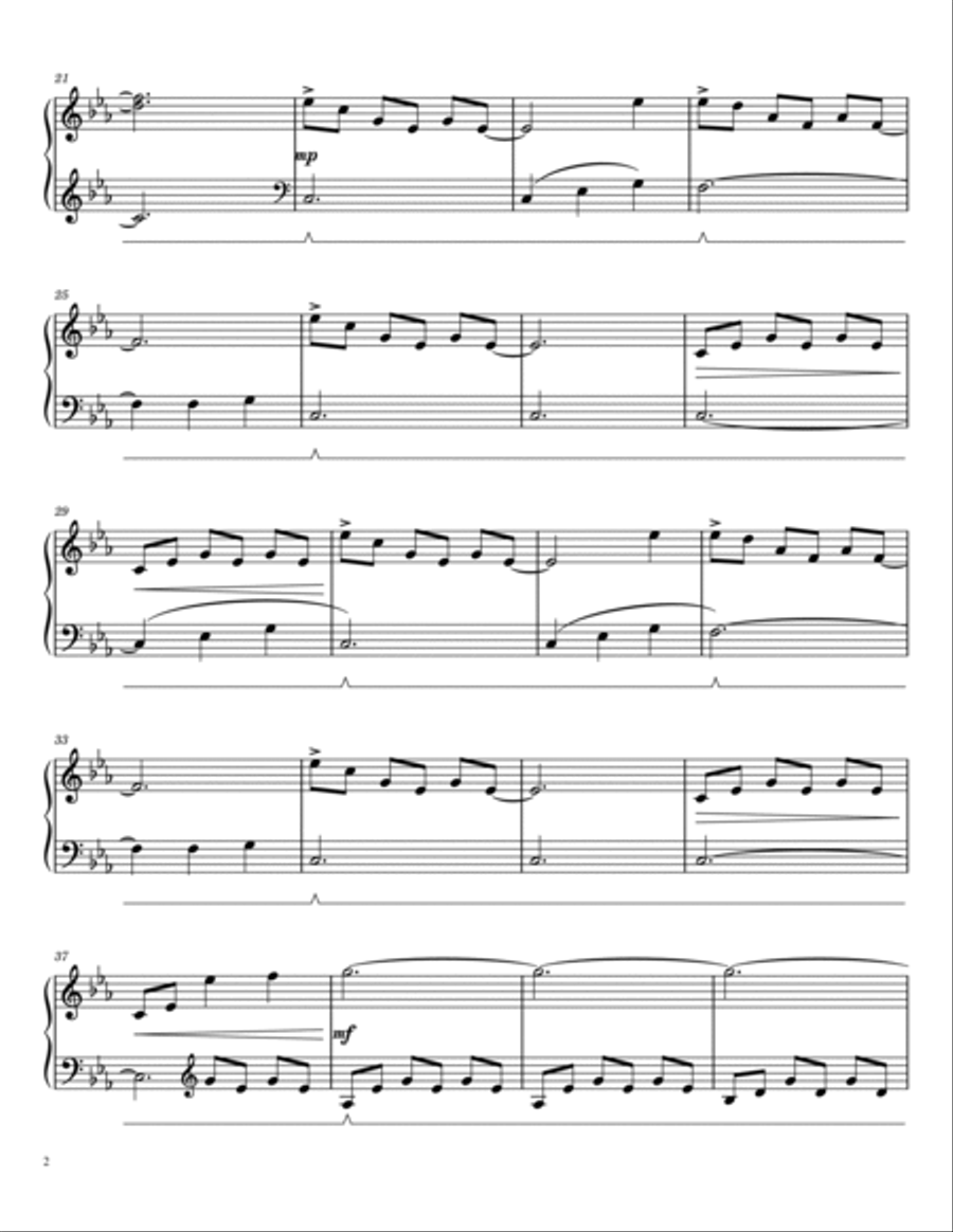 Beth's Story Beth's Story Piano Solo scores gallery preview page 2