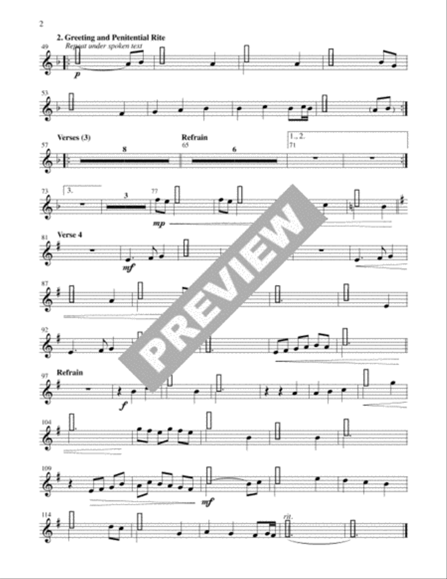 God of Creation - Instrument edition Guitar scores gallery preview page 3