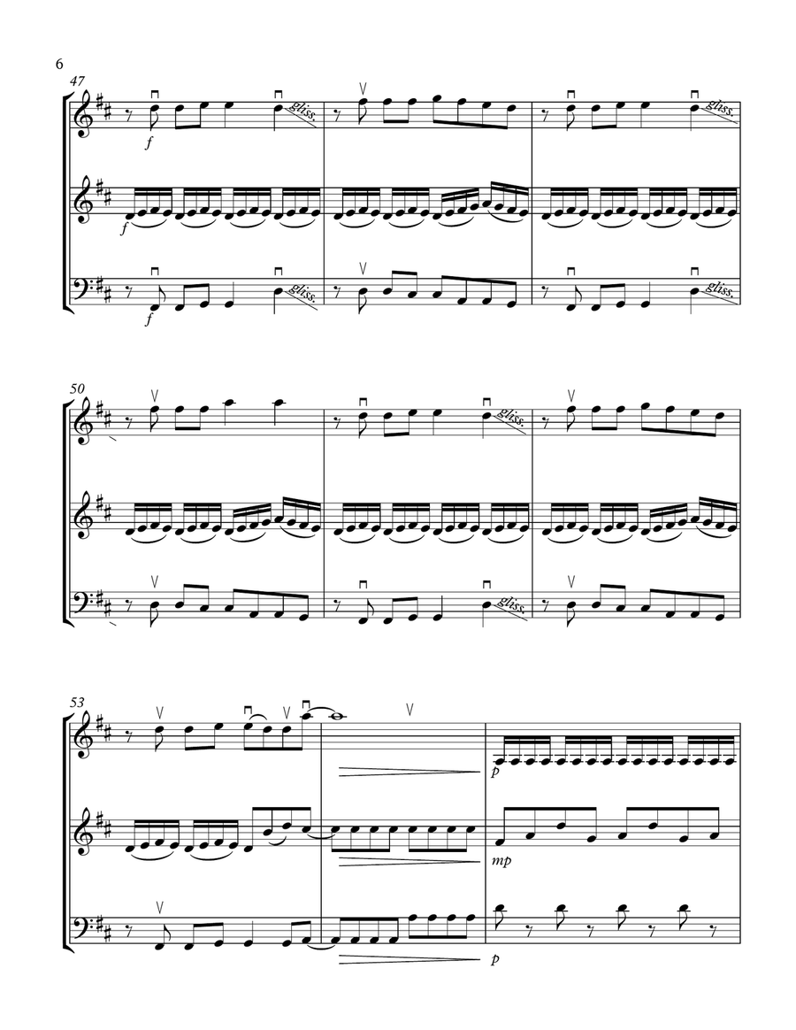 Shut Up And Dance String Trio scores gallery preview page 6