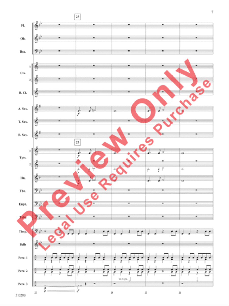 Ultimate Battle Ultimate Battle Concert Band scores gallery preview page 8