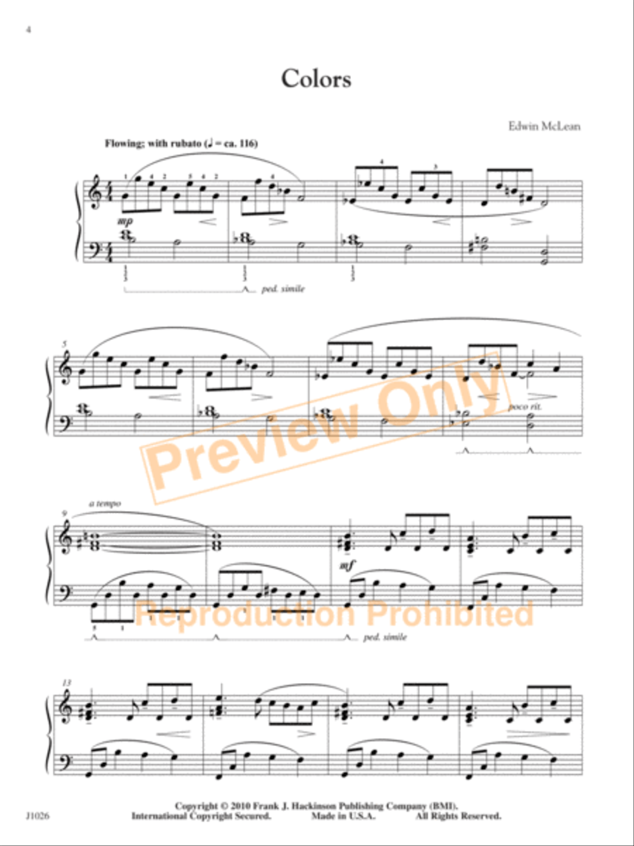 Contemporary Collage -- Music of the 21st Century Piano Solo scores gallery preview page 3
