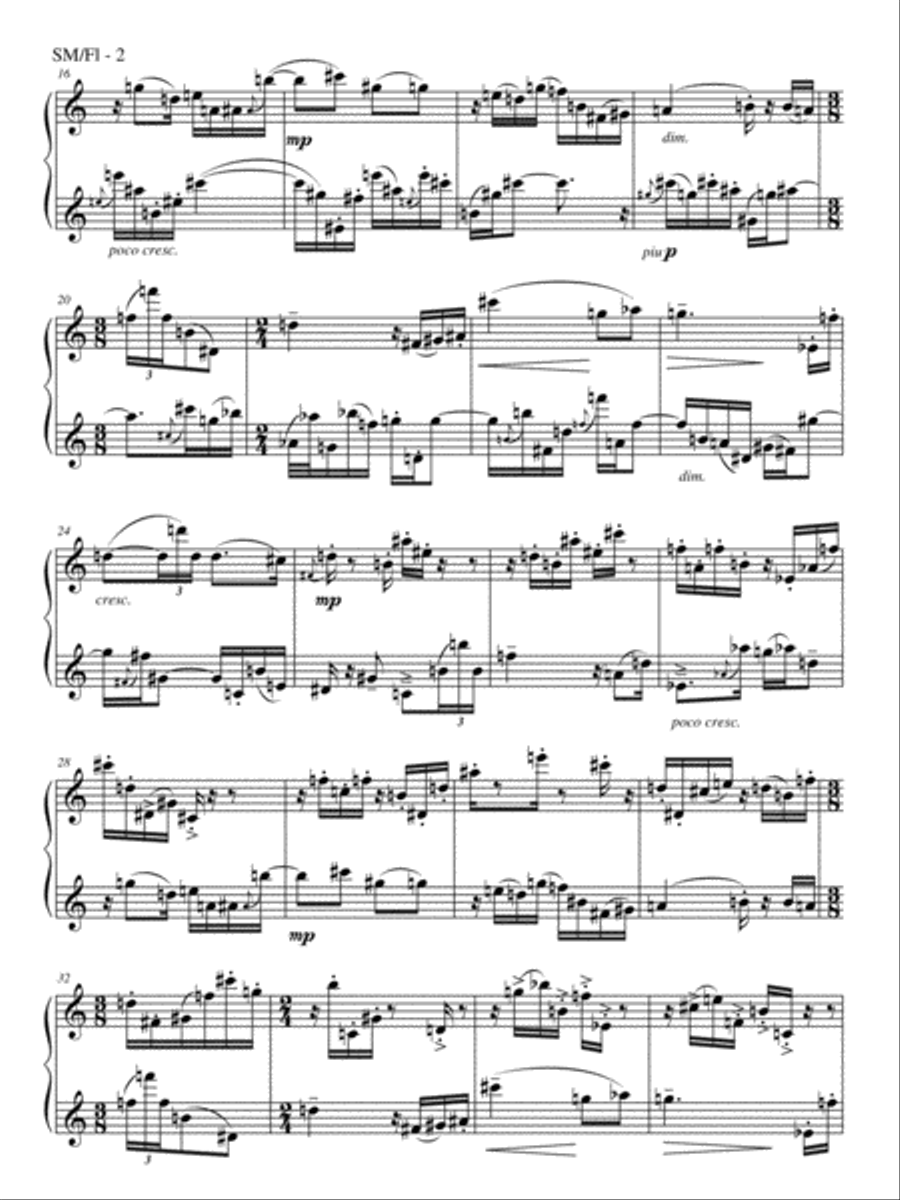[Fennelly] Sock Monkeys Flute Duet scores gallery preview page 4