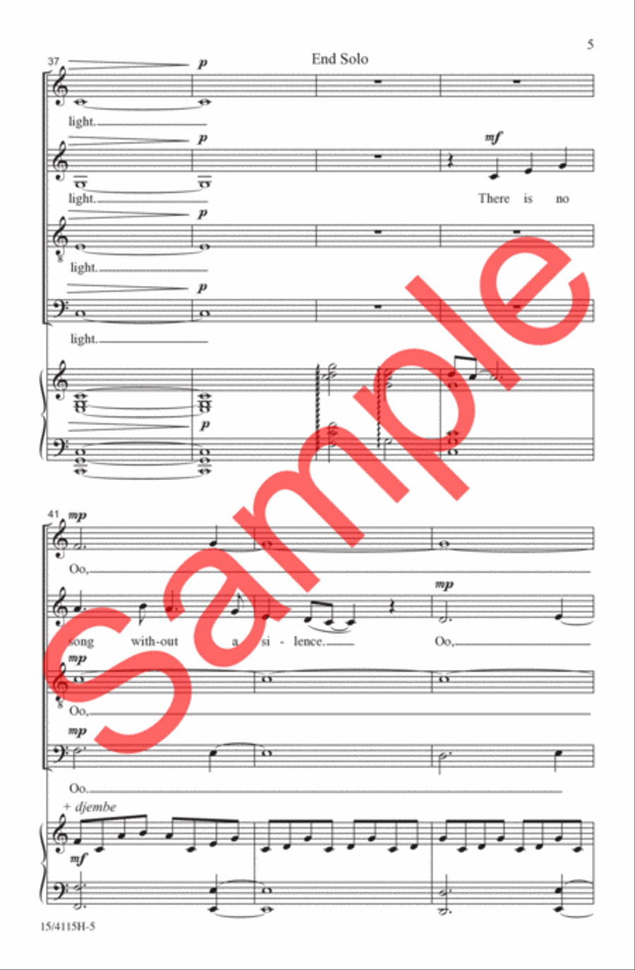 Let Me Believe Let Me Believe 4-Part scores gallery preview page 6