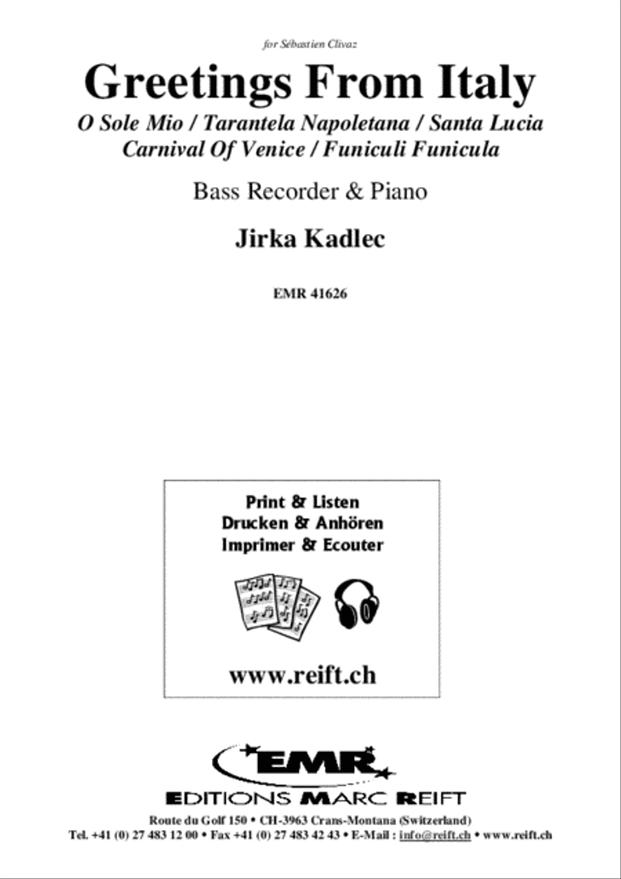 Greetings From Italy Bass Recorder scores gallery preview page 2
