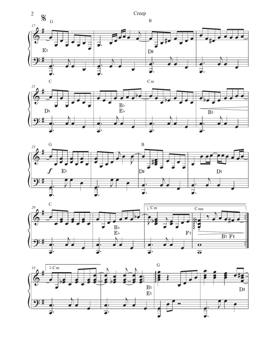 Creep Harp scores gallery preview page 2