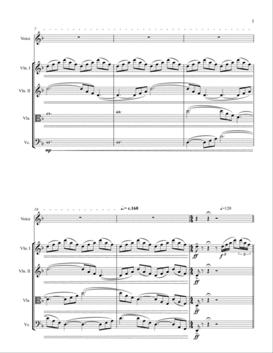 Gimme! Gimme! Gimme! (a Man After Midnight) Voice scores gallery preview page 3