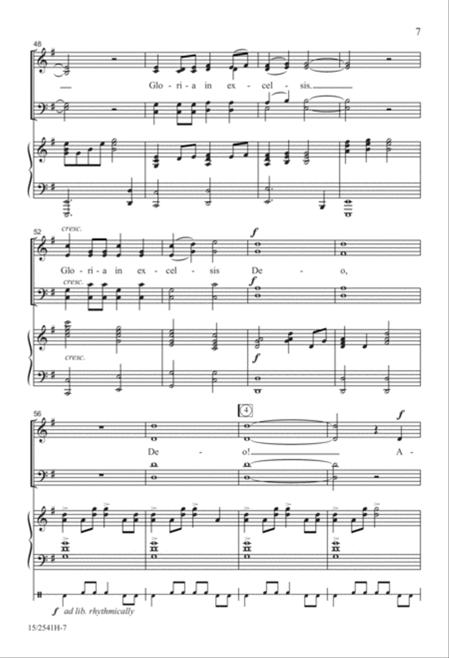 Adeste Fideles Adeste Fideles 4-Part scores gallery preview page 7