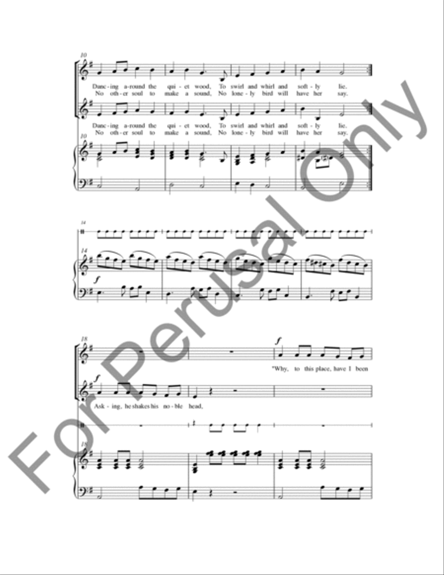 Winter Woods Choir scores gallery preview page 3