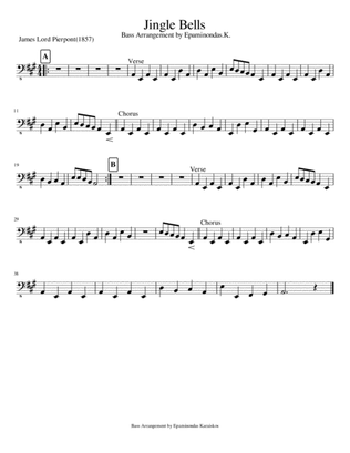 Jingle Bells(El.Bass Arrangement on the original Version)