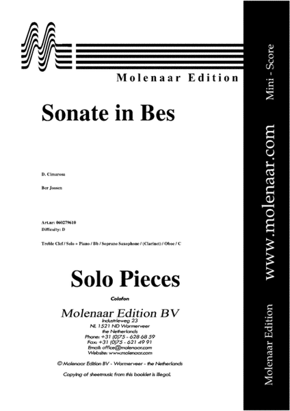 Sonate in Bb