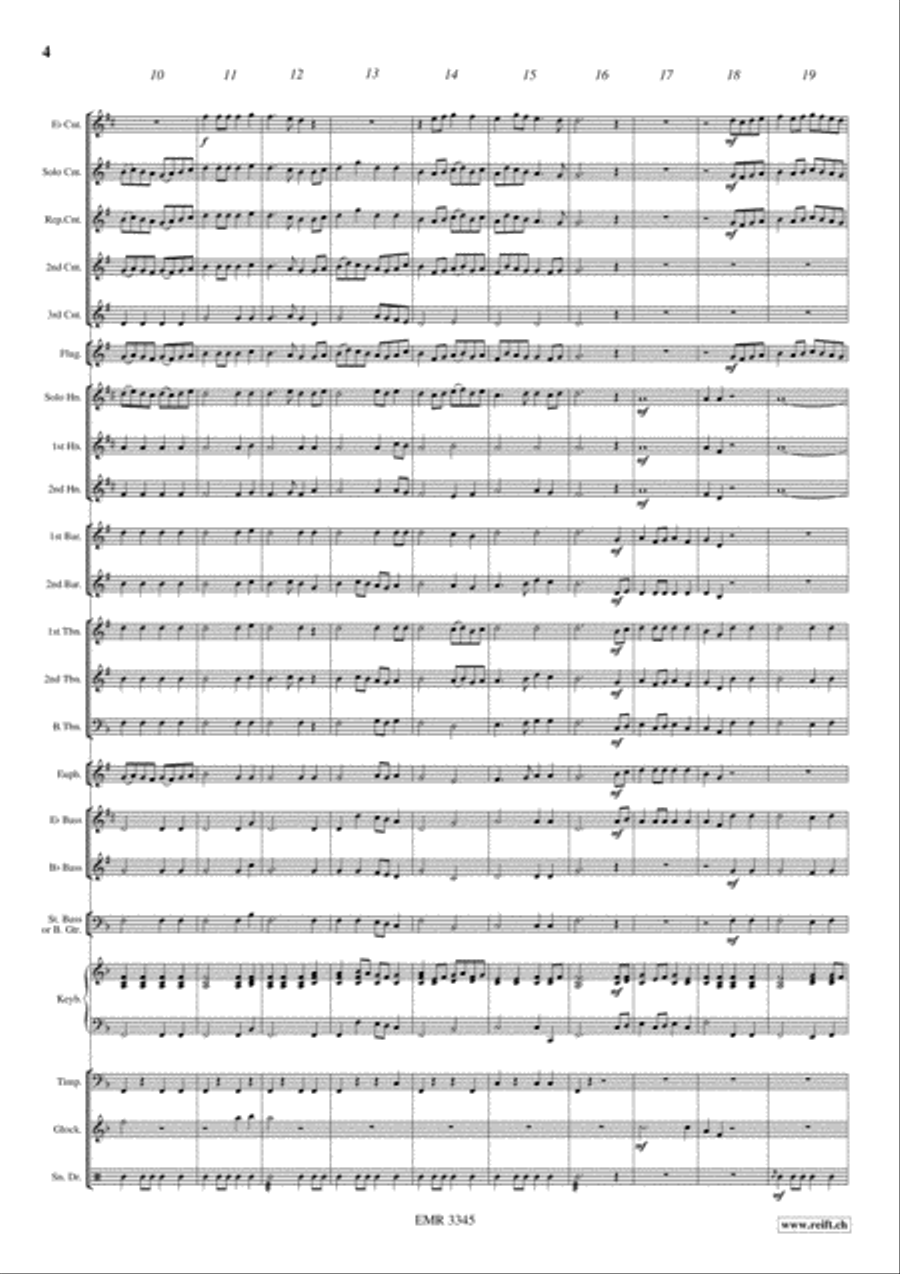 Fanfare-Rondeau Fanfare-Rondeau Brass Band scores gallery preview page 5