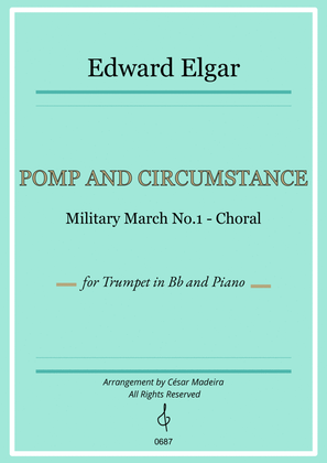 Pomp and Circumstance No.1 - Bb Trumpet and Piano (Full Score)