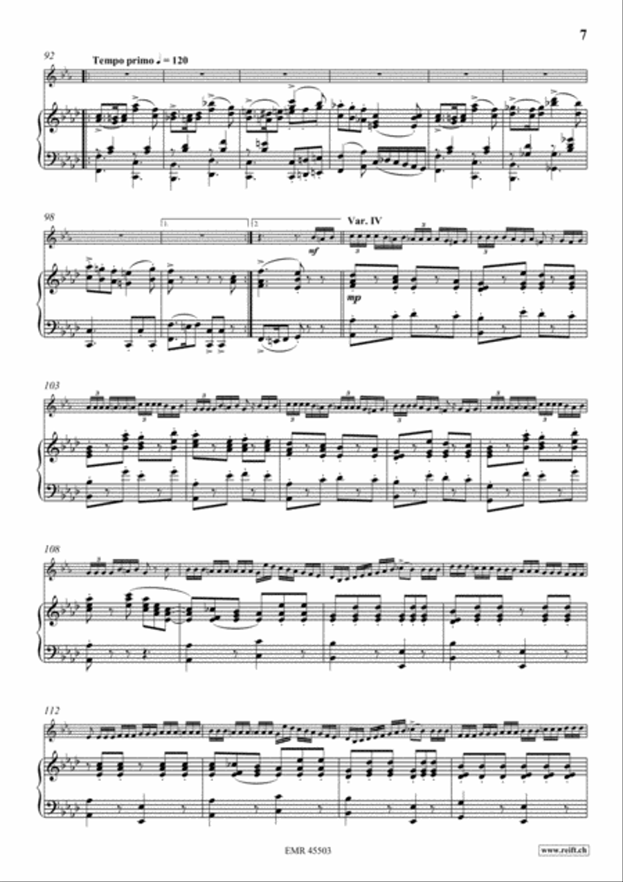 The Carnival Of Venice The Carnival Of Venice Horn scores gallery preview page 8