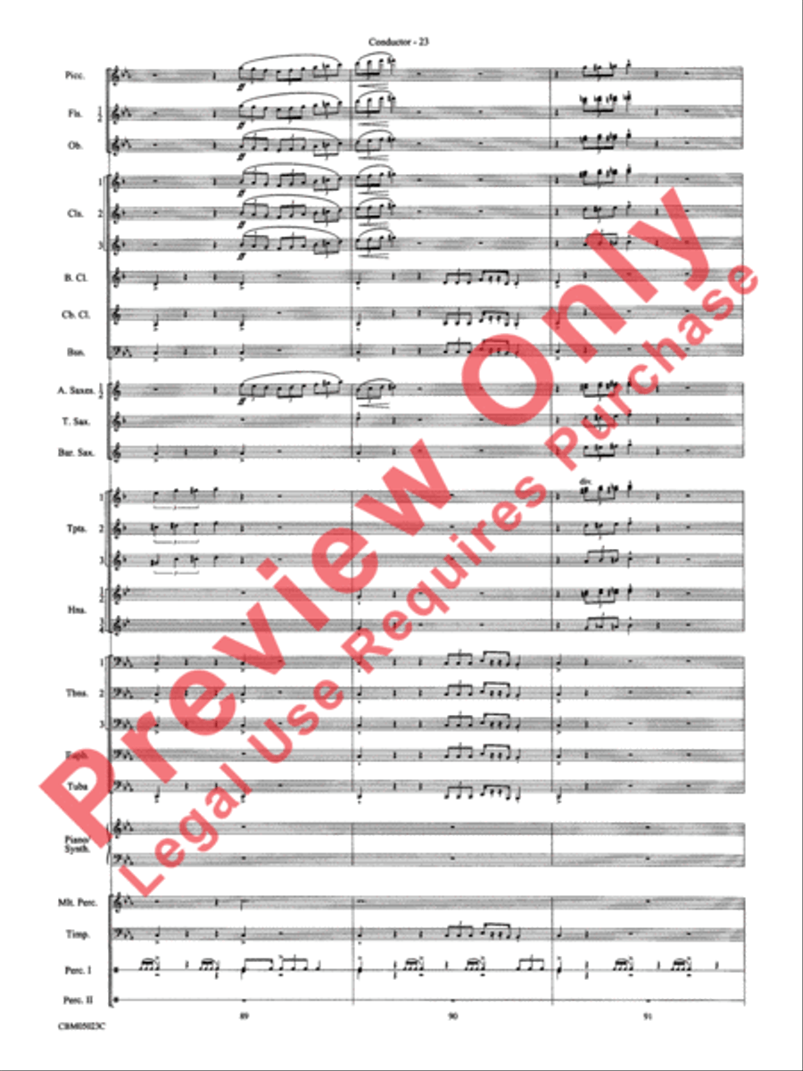 Symphonic Suite from Star Wars: Episode III Revenge of the Sith Concert Band scores gallery preview page 26