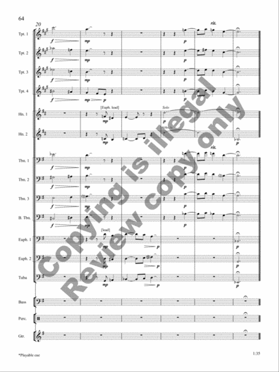 Christmas Brass Brass Band scores gallery preview page 48