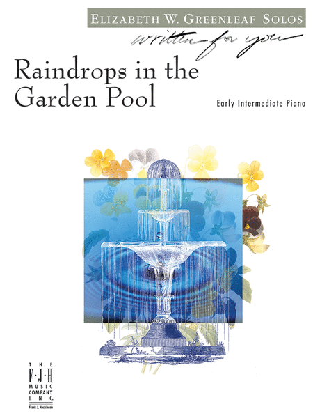 Raindrops in the Garden Pool