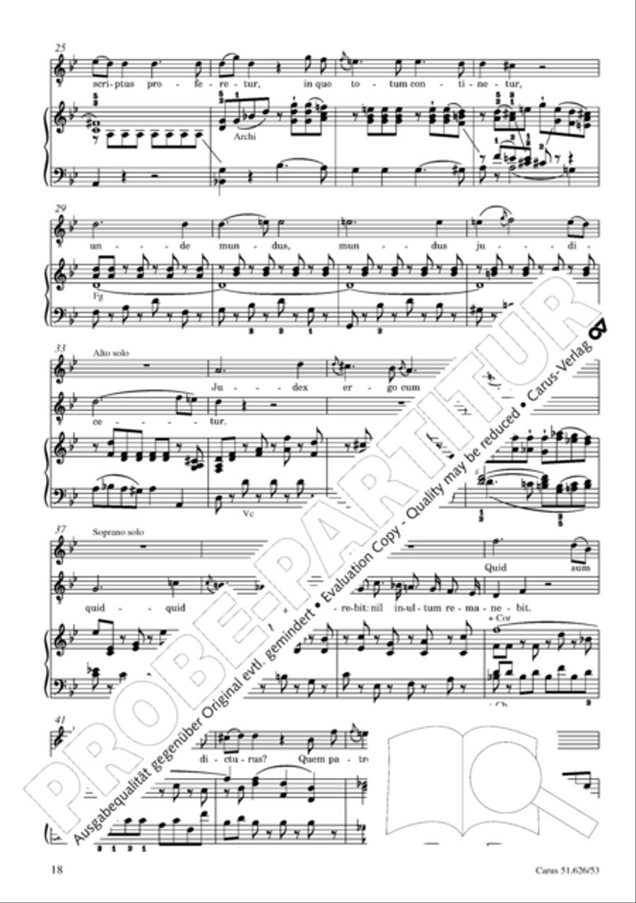 Requiem 4-Part scores gallery preview page 25
