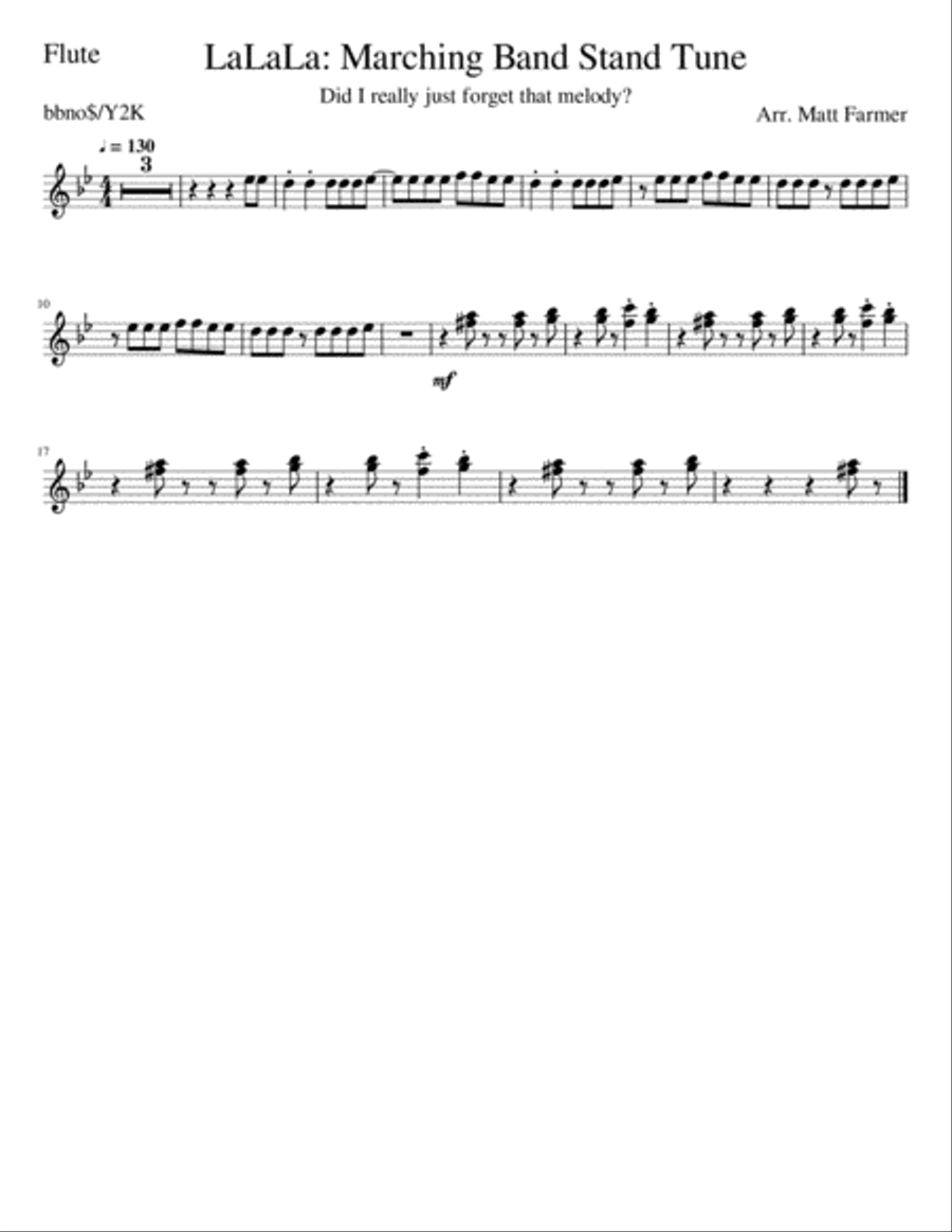 Lalala Large Ensemble scores gallery preview page 6