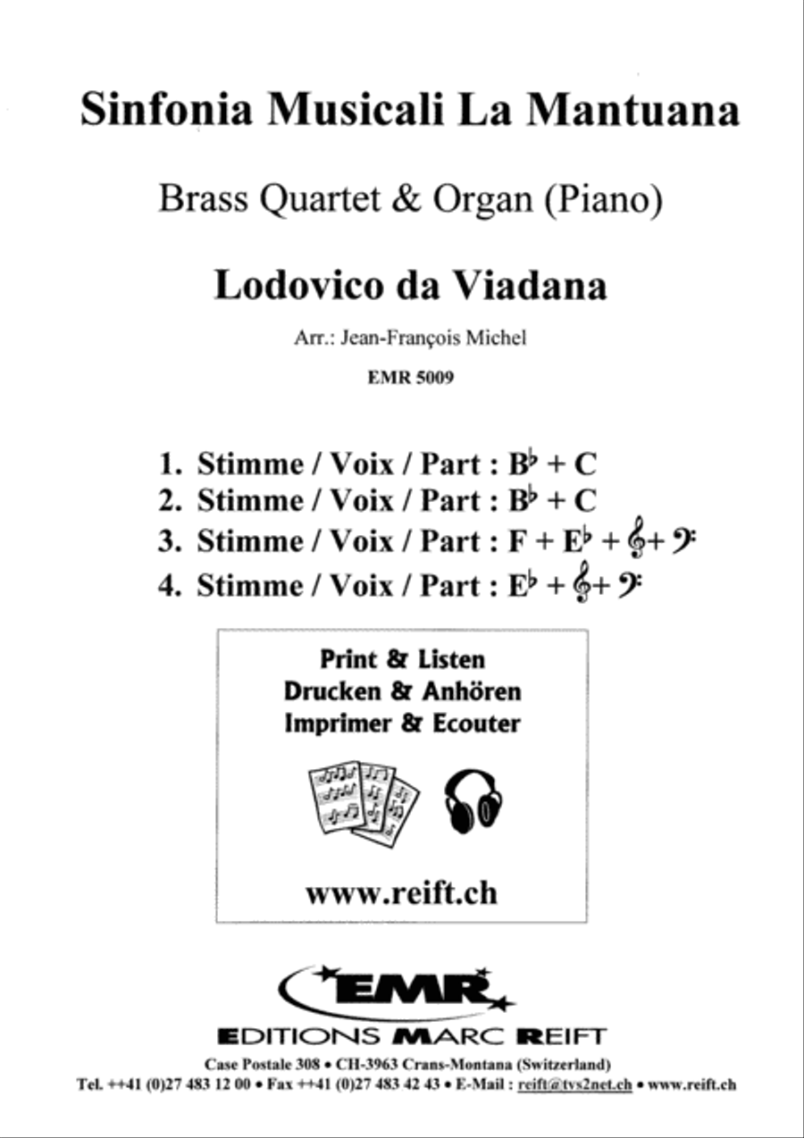 Sinfonia Musicali Brass Ensemble scores gallery preview page 6