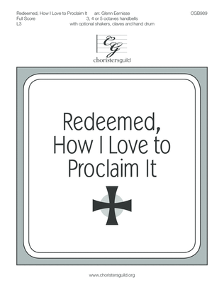 Book cover for Redeemed, How I Love to Proclaim It - Full Score