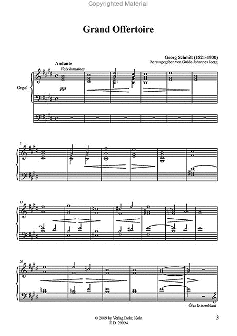 Grand Offertoire Organ scores gallery preview page 2