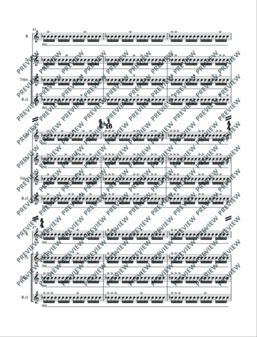 Irrational Irrational Clarinet scores gallery preview page 14