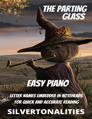 Book cover for The Parting Glass for Easy Piano