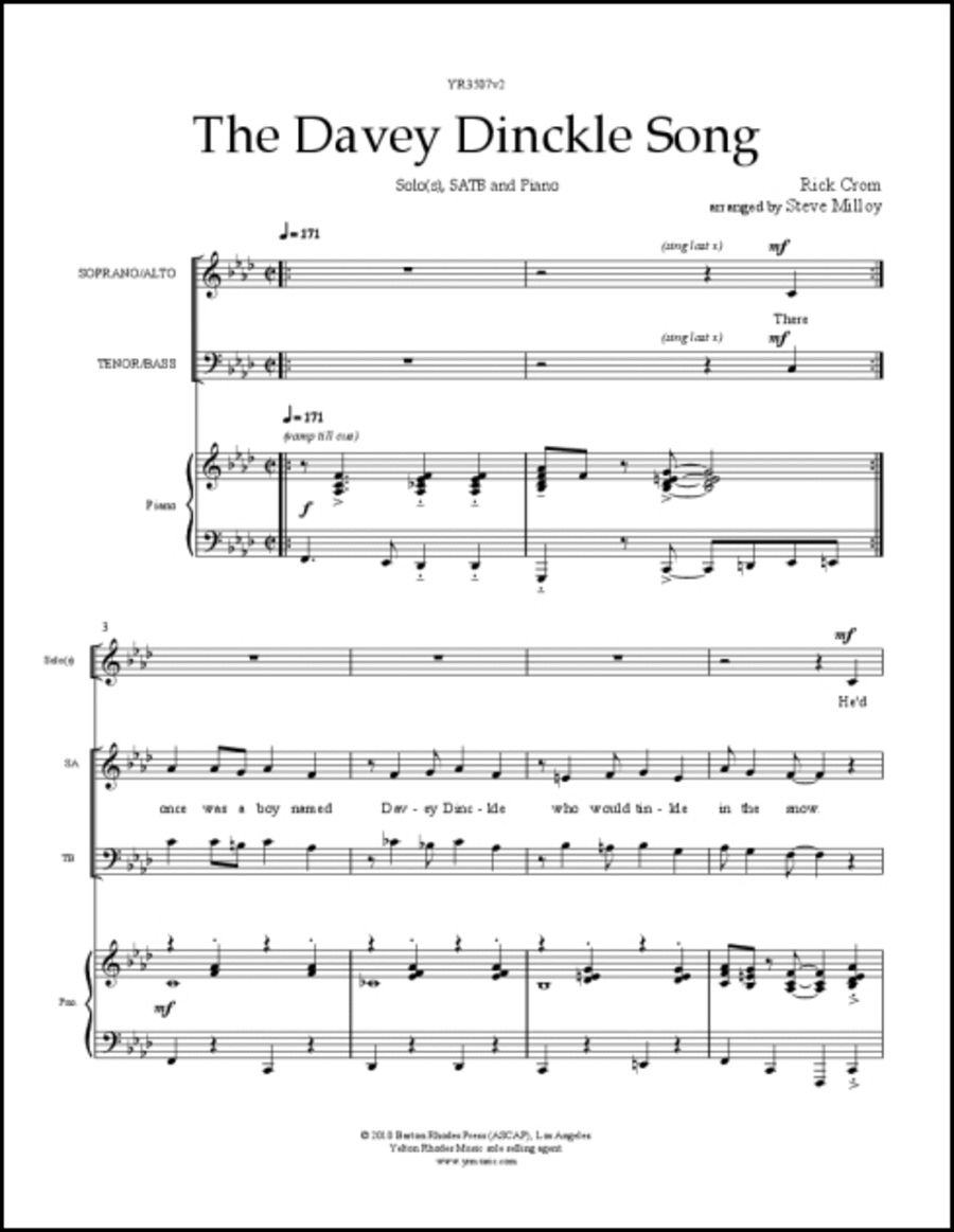 Davey Dinckle Song, The