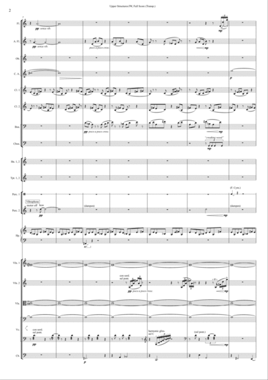Upper Structures Full Orchestra scores gallery preview page 4