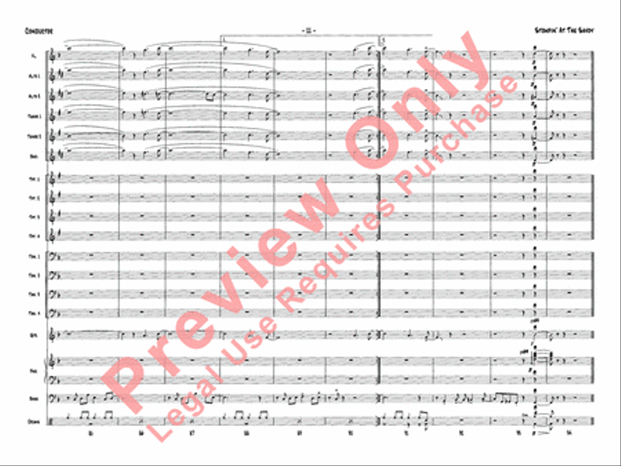 Stompin' at the Savoy Jazz Ensemble scores gallery preview page 14
