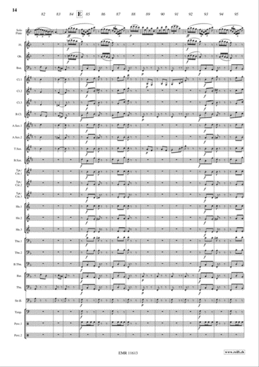 Carmen Fantasy Concert Band scores gallery preview page 15