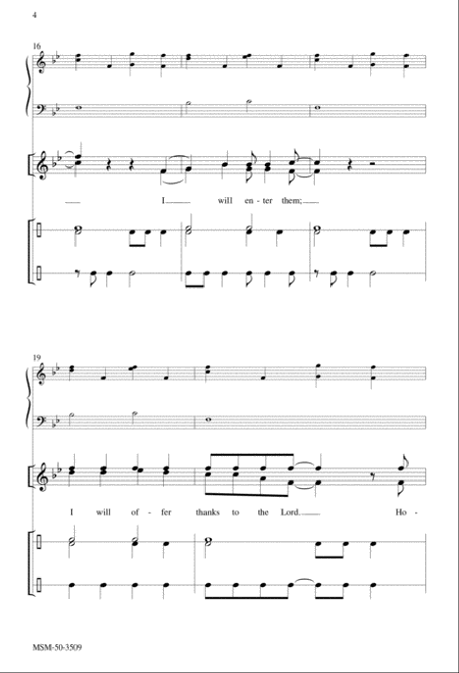 Hosanna! 2-Part scores gallery preview page 5