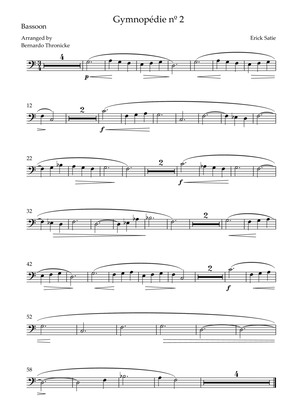 Gymnopédie nº 2 - For Bassoon