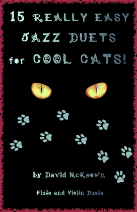 Book cover for 15 Really Easy Jazz Duets for Flute and Violin Duet