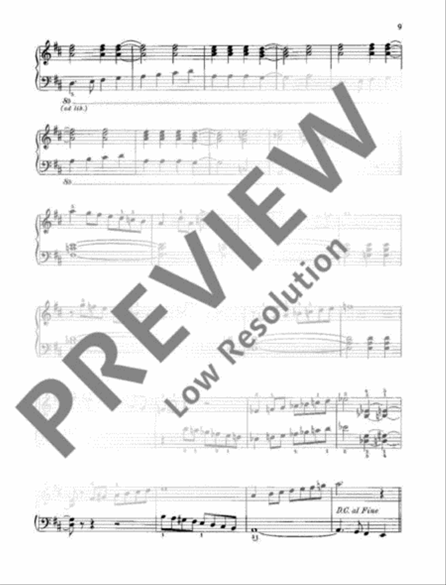 Mr. Clementi Goin' On Holidays Piano Solo scores gallery preview page 10