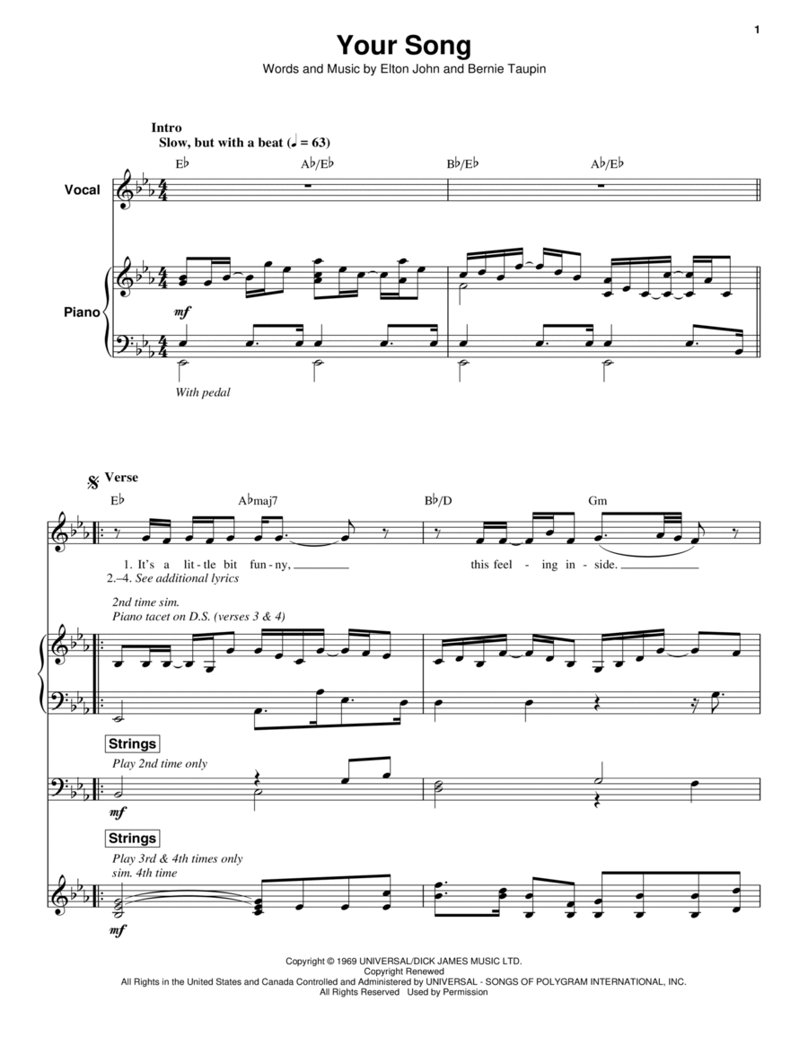 Your song store piano cover